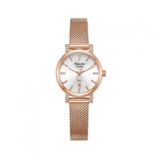 Alexandre Christie AC 2C20 Rosegold White LDBRGSL Mini Size
